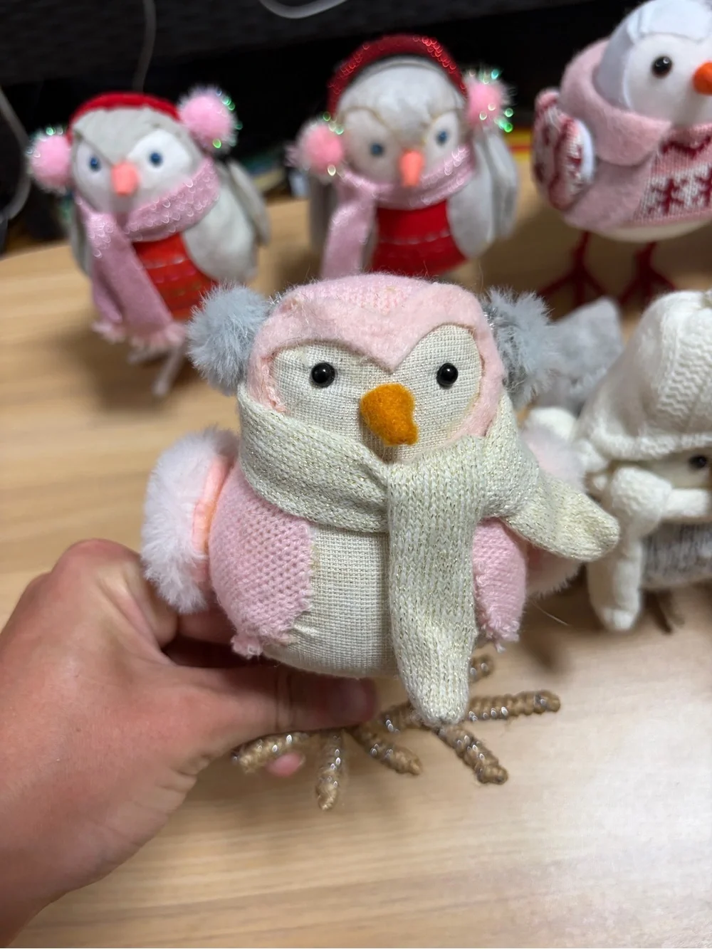 Target fabric birds